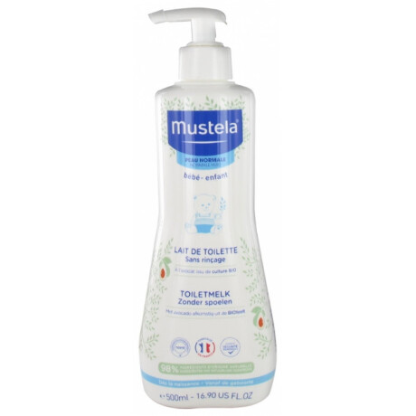 MUSTELA LAIT DE TOILETTE SANS RINCAGE FL 500ML