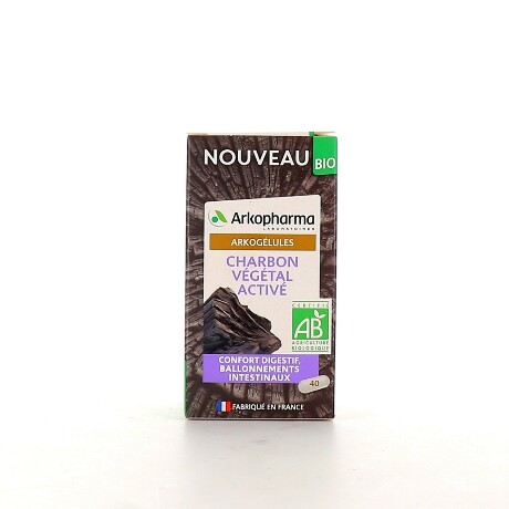 ARKOGELULES Charbon vég activé Bio Gél Fl/40