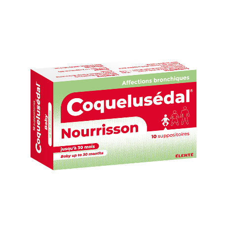 COQUELUSEDAL Suppos nourrisson Plq/10