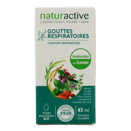 NATURACTIVE GOUTTES RESPIRATOIRES S buv Fl cpte-gttes/45ml