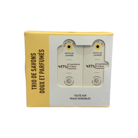 CAVAILLES Sav surgras Note de lavande 3x200g