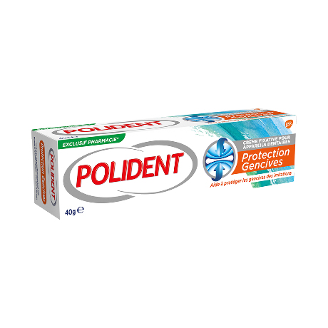 POLIDENT Cr adhés protect genc T/40g
