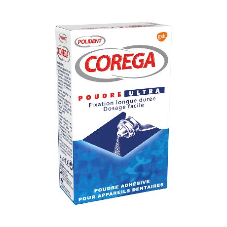 COREGA ULTRA Pdr adhés Fl/40ml