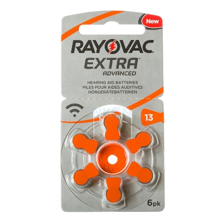 RAYOVAC EXTRA Advanced 13 Orange Pile B/6
