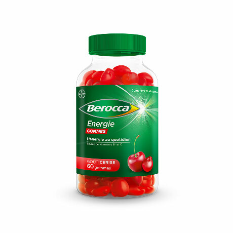 BEROCCA ENERGIE Gomme cerise B/60