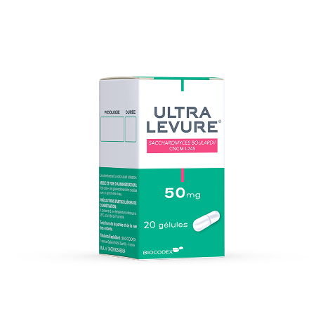 ULTRA-LEVURE 50 mg Gél Fl/20