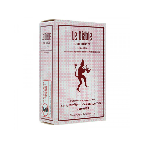 CORICIDE LE DIABLE 11 g/100 g S appl cut Fl/5ml+protect