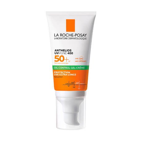 *ANTHELIOS 50+ UVMUNE 400 Oil Control Gel Crème Sans Parfum T/50ml