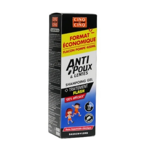 CINQ/CINQ NATURA Shamp poux lente neut 400ml