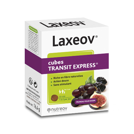 LAXEOV Cube prun fig rais régul trans 20/10g