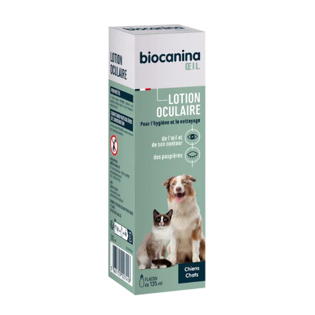 BIOCANINA Lot oculaire chien/chat Fl/135ml