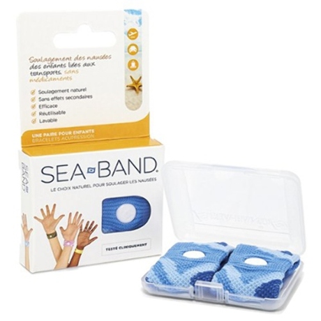 SEA-BAND Bracelet anti-nausées bleu enfant B/2