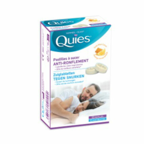 QUIES Past suc anti-ronflem miel citron B/12