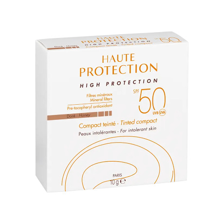 AVENE SOLAIRE SPF50+ Cr comp ht prot doré 10g