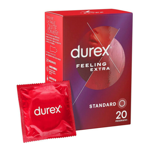 DUREX FEELING EXT Préserv lub rés Etui/20