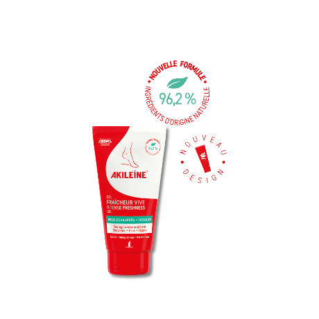 AKILEINE SOINS ROUGES Gel fraîcheur vive pieds frais T/75ml