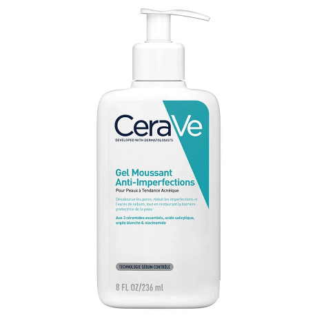 *CERAVE Gel mouss anti-imperf Fl ppe/236ml