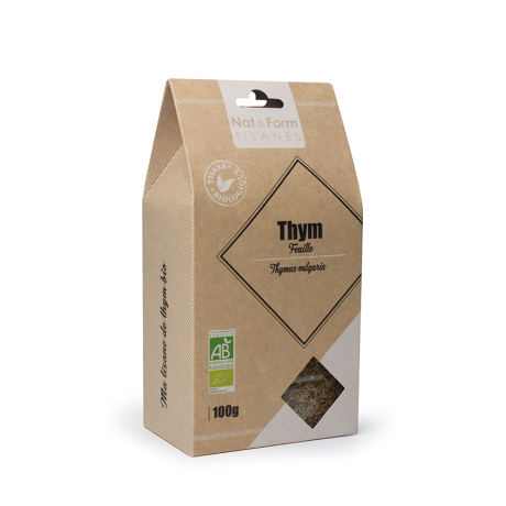 NAT&FORM TISANES Thym fleur Bio Tis B/100g