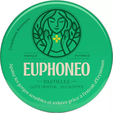 EUPHONEO PASTILLES MENTHE EUCALYPTUS Bte/50