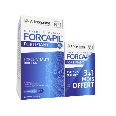 FORCAPIL Gél croiss vital chev ongl 180+60
