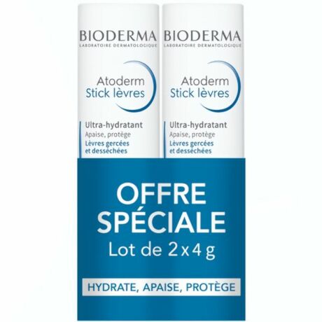 ATODERM Stick lèvres Lot/2/4g