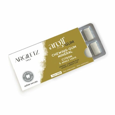 ARGIL'GUM Chew gum argile verte - citron B/12