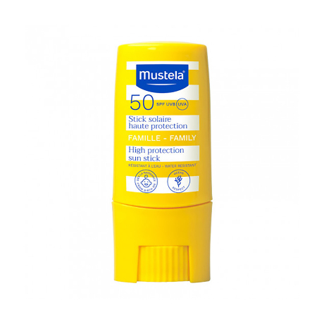 MUSTELA SOLAIRE SPF50 Stick solaire 9ml