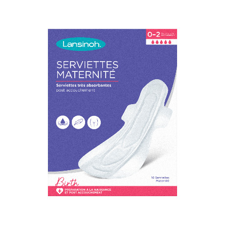 LANSINOH Serv pér mater post-acc 0-2 se B/10