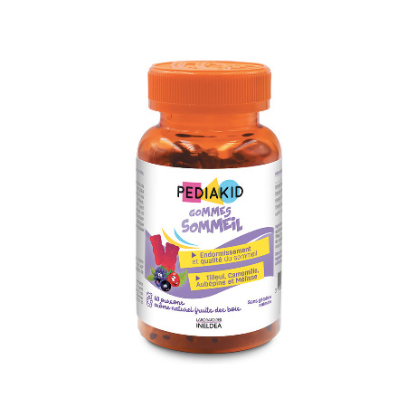 PEDIAKID Gomme ourson sommeil Pilulier/60