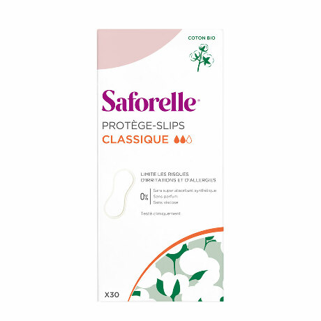 SAFORELLE COTON PROTECT Protège-slip B/30