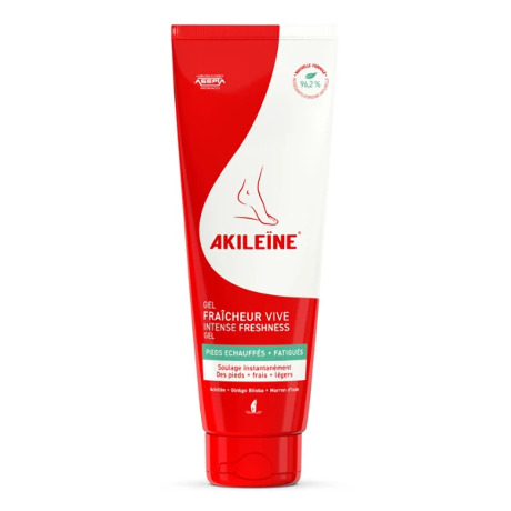 AKILEINE SOINS ROUGES Gel fraîcheur vive pieds frais T/125ml
