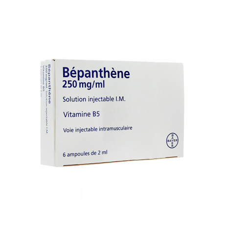 BEPANTHENE 250 mg/ml S inj 6Amp/2ml