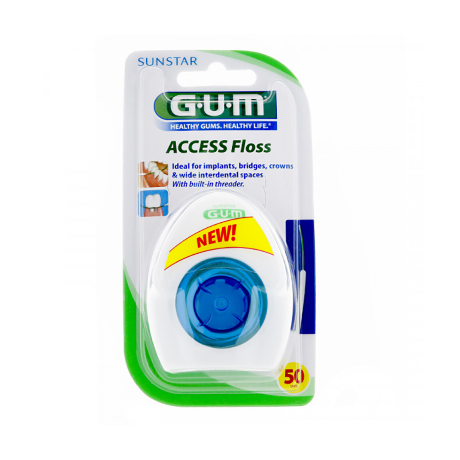 A.GUM ACCESS FLOSS Fil dent prédécoupé B/50