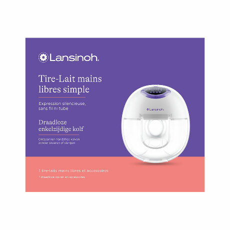 LANSINOH Tire-lait main libre simple