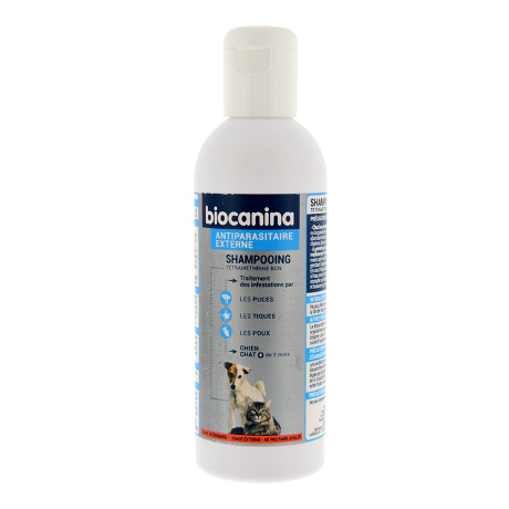 BIOCANINA APE CN CT BCN Tétraméthrine Shampooing Fl/200ml