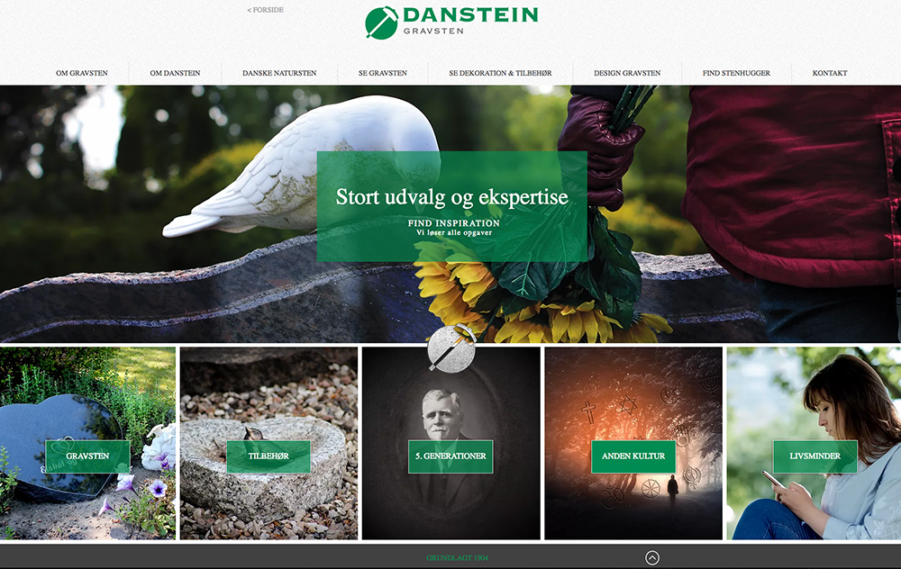 Danstein stenhuggerier