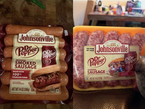 Salchicha Johnsonville inspirada por Dr Pepper