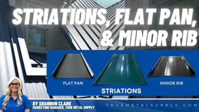 Striations vs. Flat Pan vs. Minor Rib: Which Metal Roofing Style Is Right for You? Social Share Image