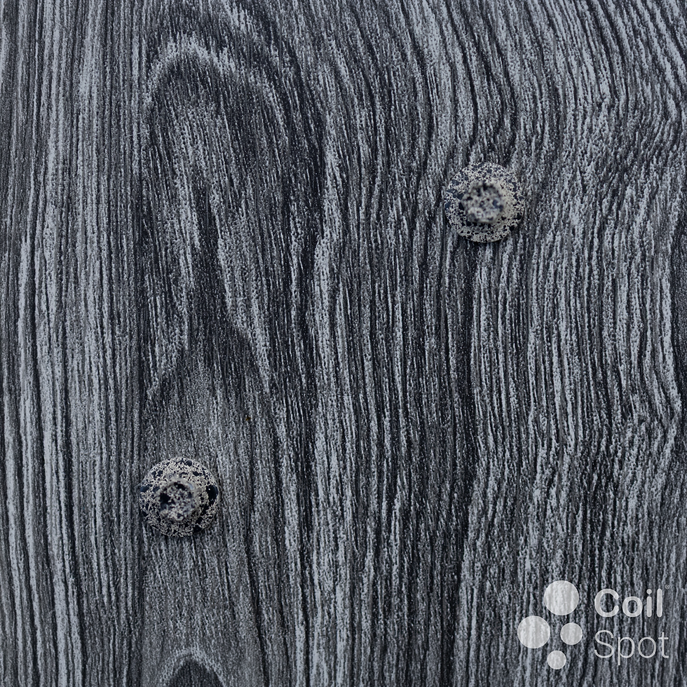 Wildcat Woodgrain Fasteners blending seamlessly with woodgrain panels