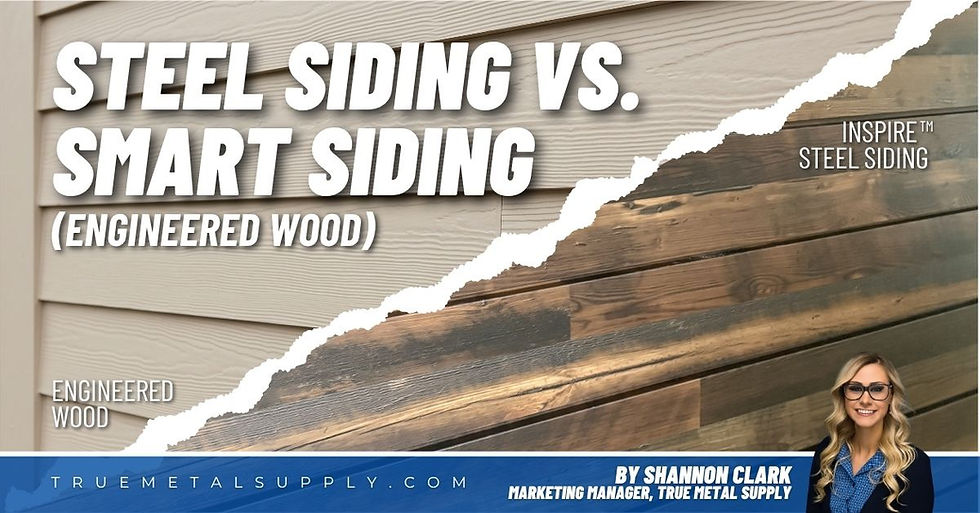 Steel Siding and Smart Siding (Engineered Wood)
