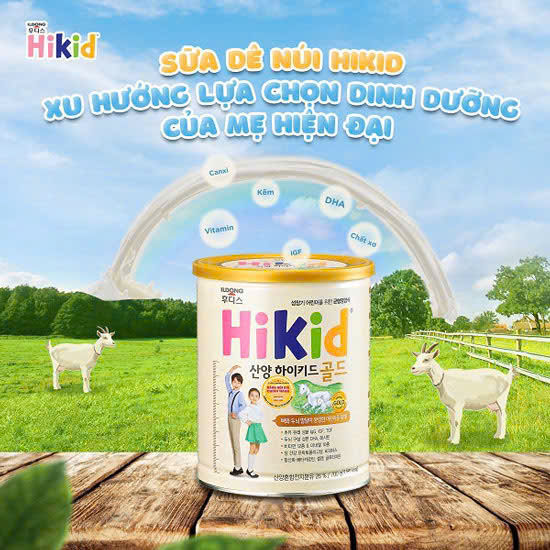 Hình thu nhỏ: Sữa Tăng Chiều Cao Hikid Dê
