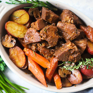 Easy Vegan Jackfruit Pot Roast Instant Pot Recipe