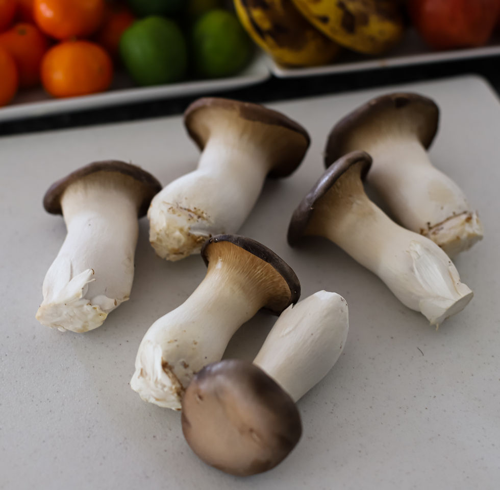 Vegan Seafood King Oyster Mushroom Scallops