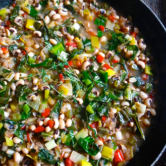 Black Eyed Pea & Collard Stew
