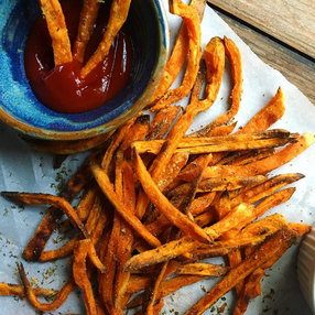 Crispy Cajun Sweet Potato Fries