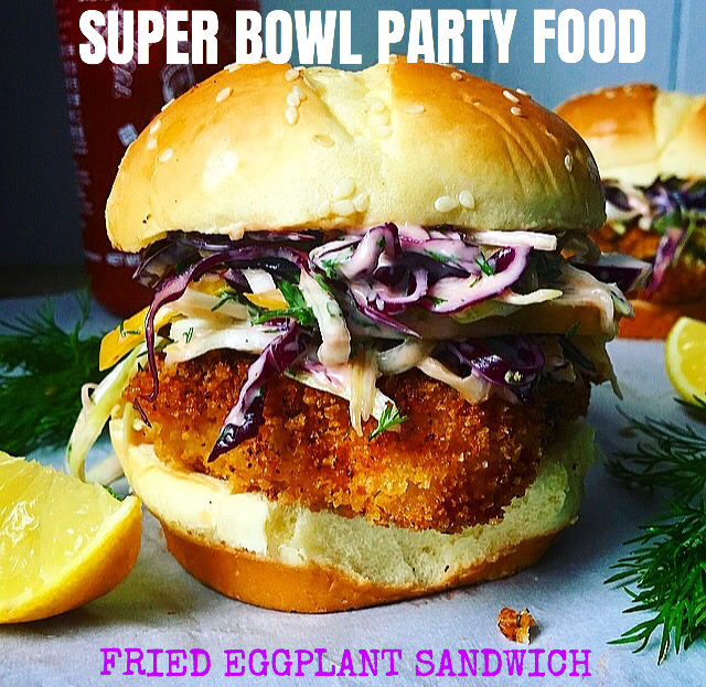 Fried Eggplant Sandwich