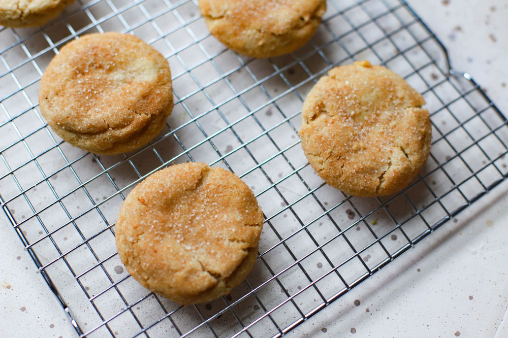 Perfect Chewy Vegan Cream Cheese Snickerdoodle Cookies