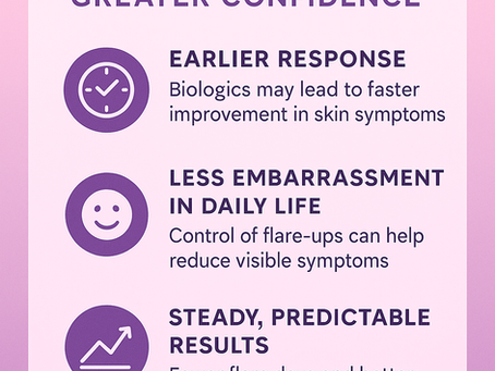 🧬 Biologics: Faster Relief, Greater Confidence in Psoriasis