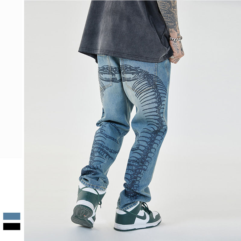 Miniatura: Calça Jeans Masculina Baggy Retrô