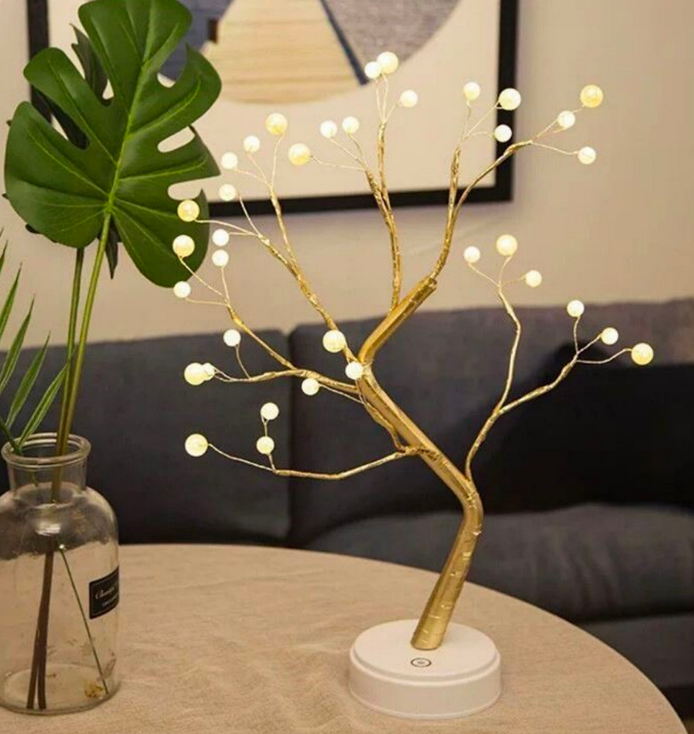 縮圖：金色樹燈 led